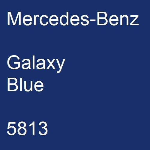 Mercedes-Benz, Galaxy Blue, 5813.